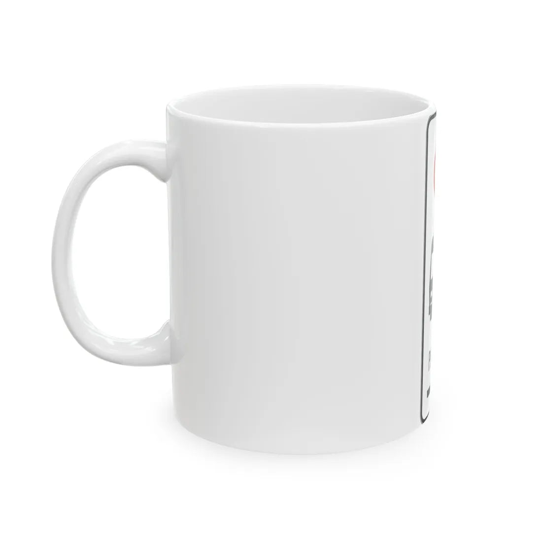 MUTCD-PR R7-107a (Puerto Rico) (Road Sign) White Coffee Mug - Go Mug Yourself