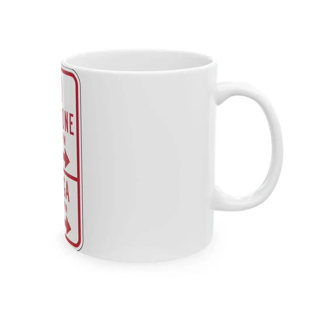 MUTCD-PR R7-11 (Puerto Rico) (Road Sign) White Coffee Mug - Go Mug Yourself