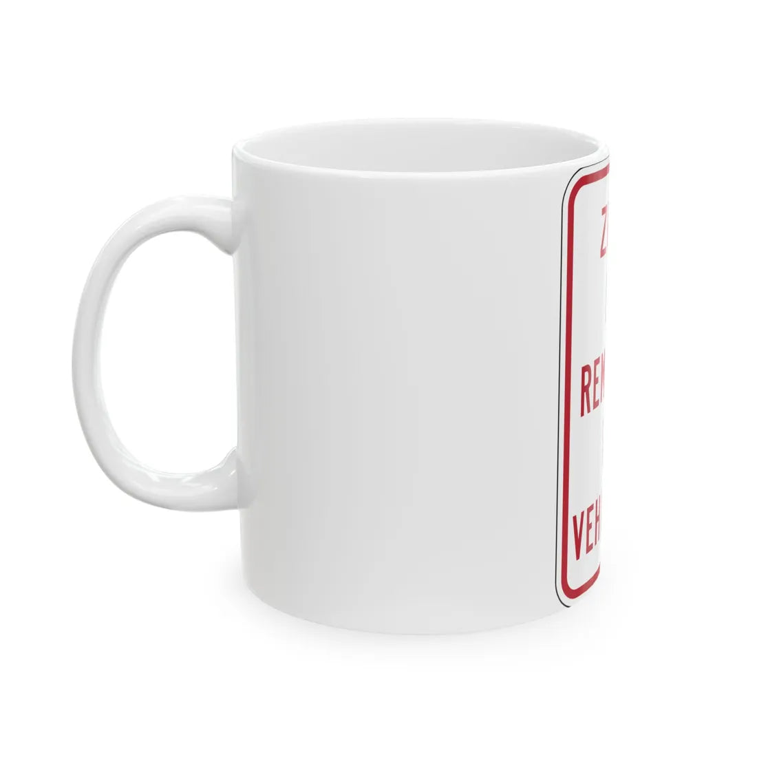 MUTCD-PR R7-201 (Puerto Rico) (Road Sign) White Coffee Mug - Go Mug Yourself