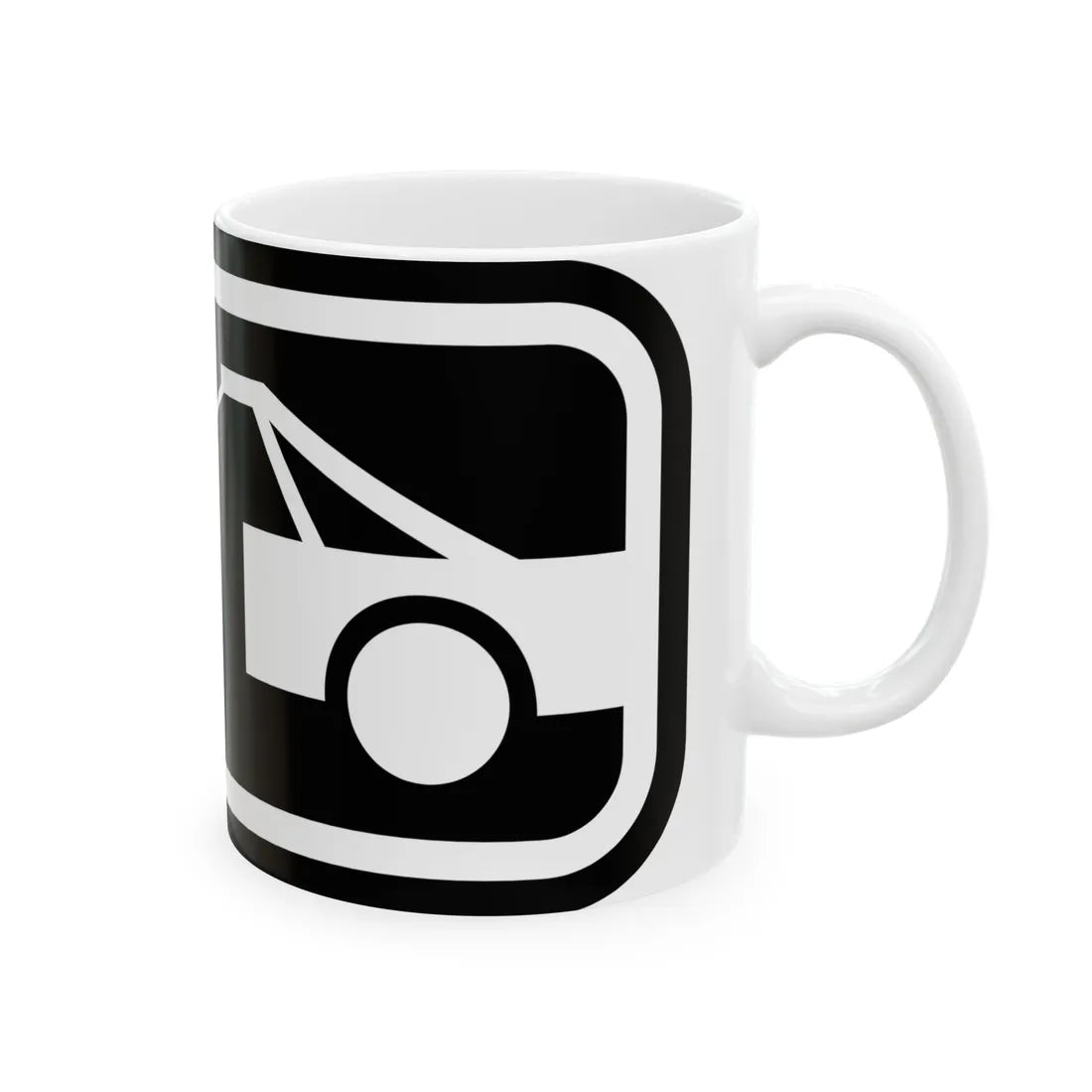 MUTCD-PR R7-201a (Puerto Rico) (Road Sign) White Coffee Mug - Go Mug Yourself