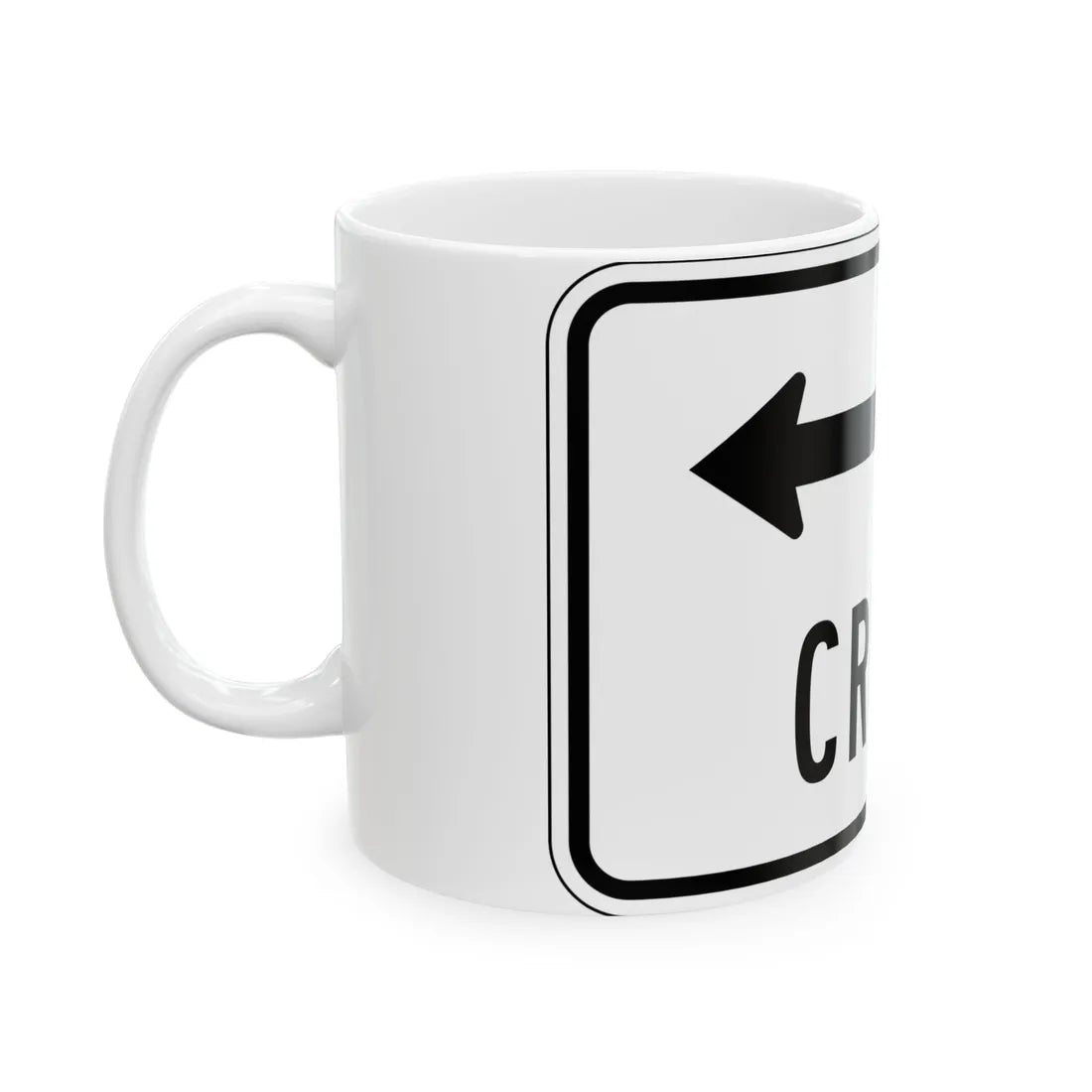 MUTCD-PR R9-3bI (Puerto Rico) (Road Sign) White Coffee Mug - Go Mug Yourself