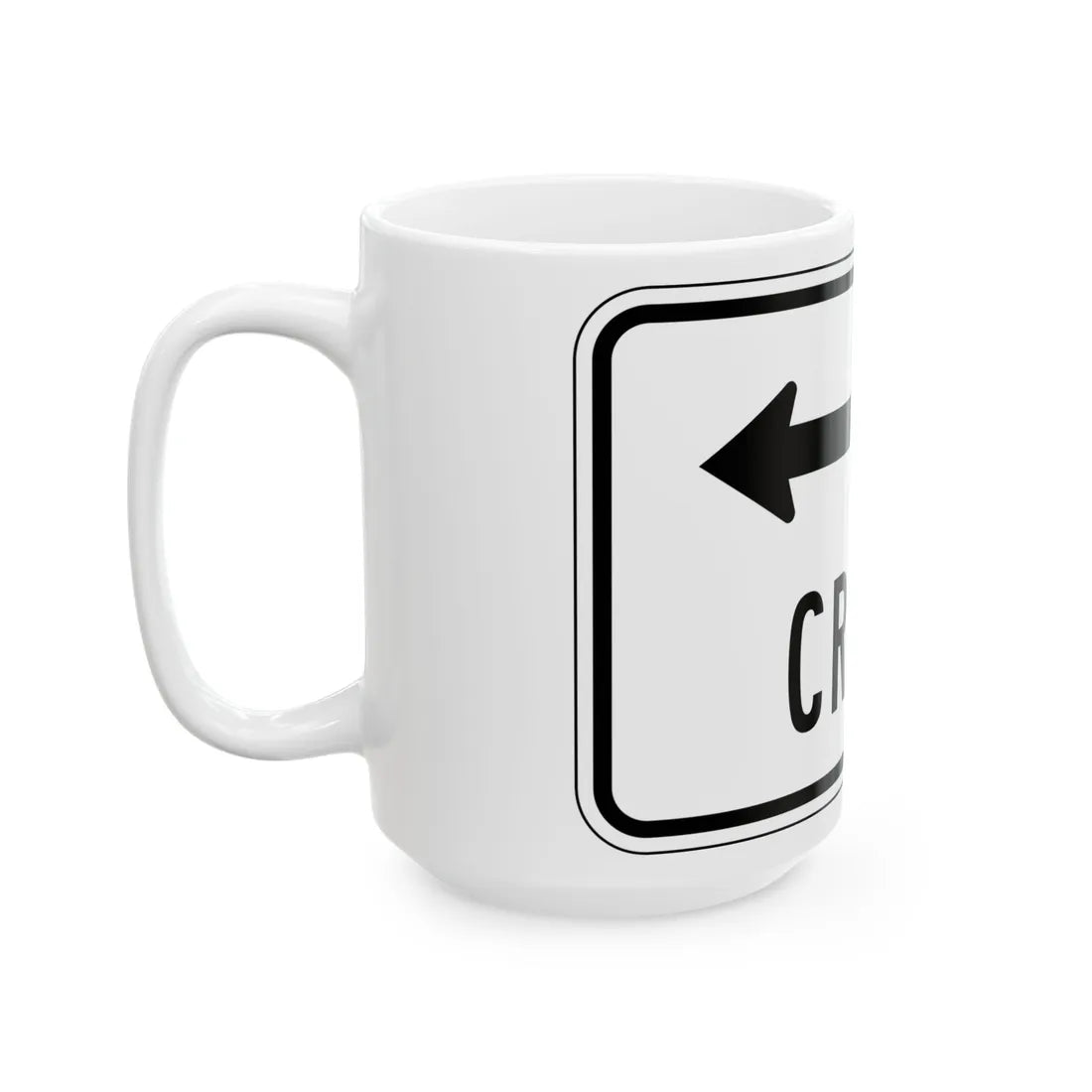 MUTCD-PR R9-3bI (Puerto Rico) (Road Sign) White Coffee Mug - Go Mug Yourself