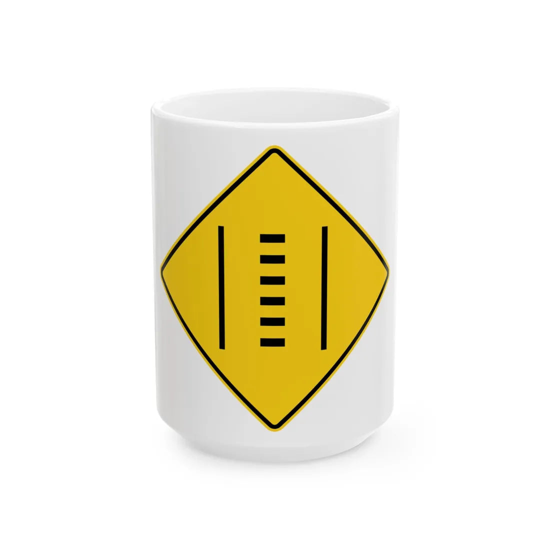 MUTCD-PR W17-3b (Puerto Rico) (Road Sign) White Coffee Mug 15oz - Go Mug Yourself