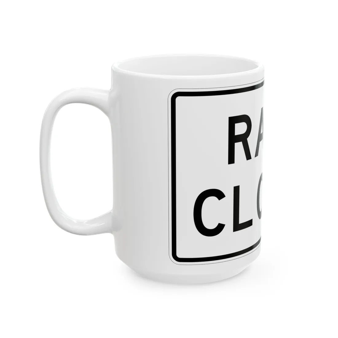 MUTCD-TX R11-2bT (Texas) (Road Sign) White Coffee Mug - Go Mug Yourself