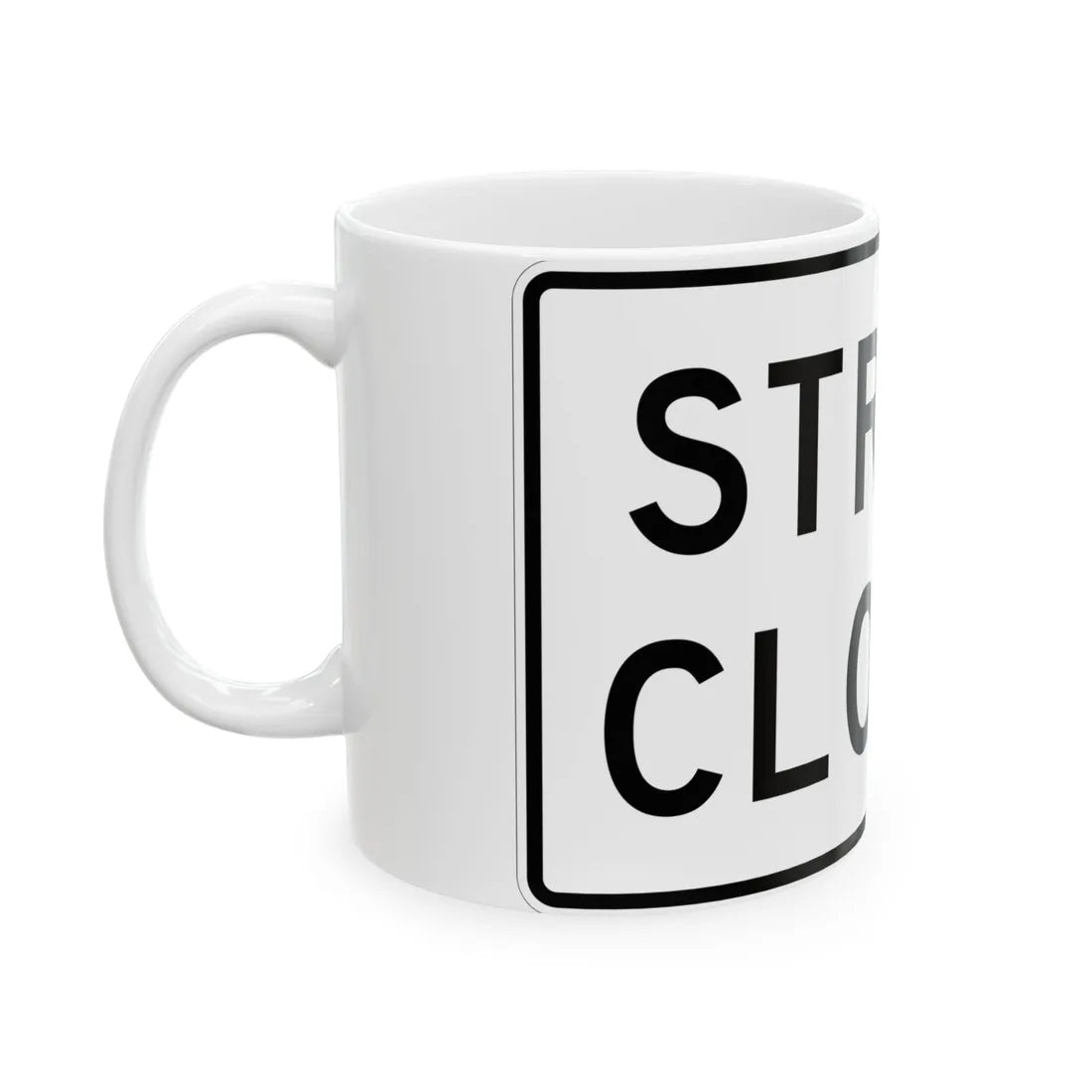 MUTCD-TX R11-2cT (Texas) (Road Sign) White Coffee Mug - Go Mug Yourself