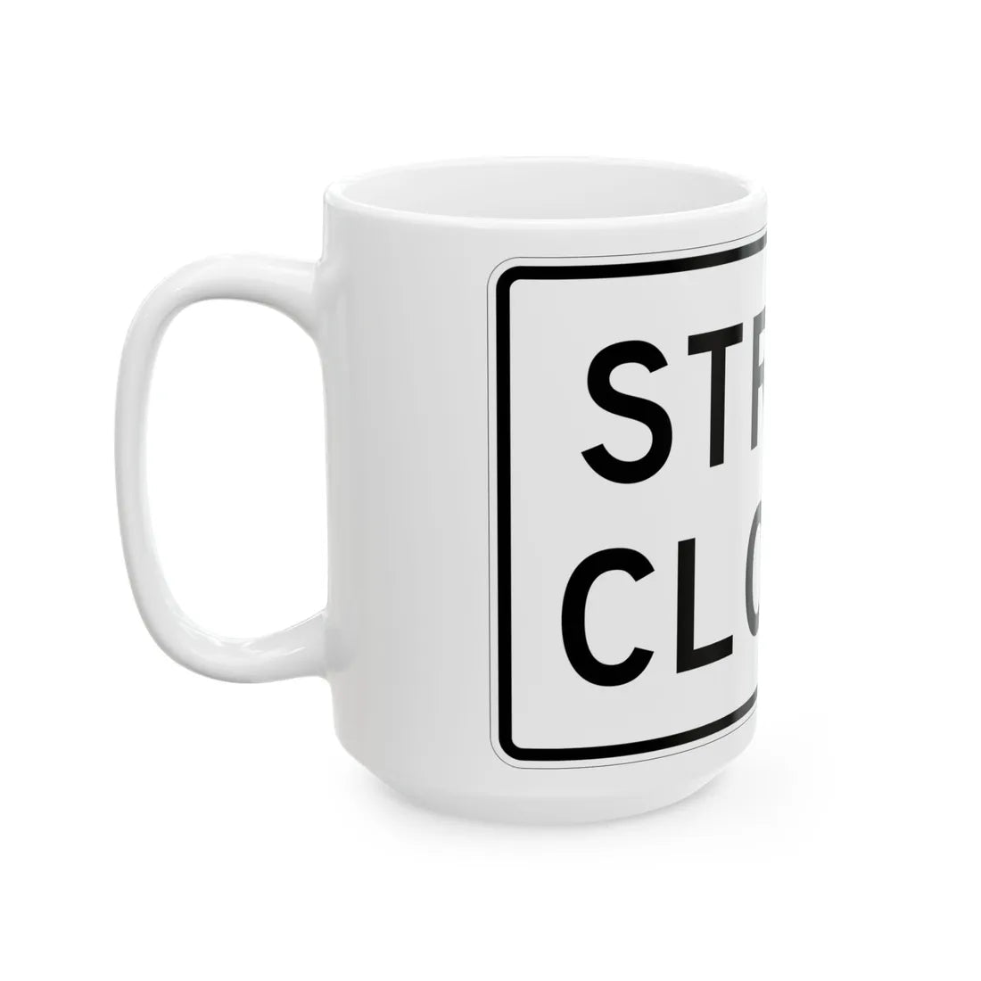 MUTCD-TX R11-2cT (Texas) (Road Sign) White Coffee Mug - Go Mug Yourself