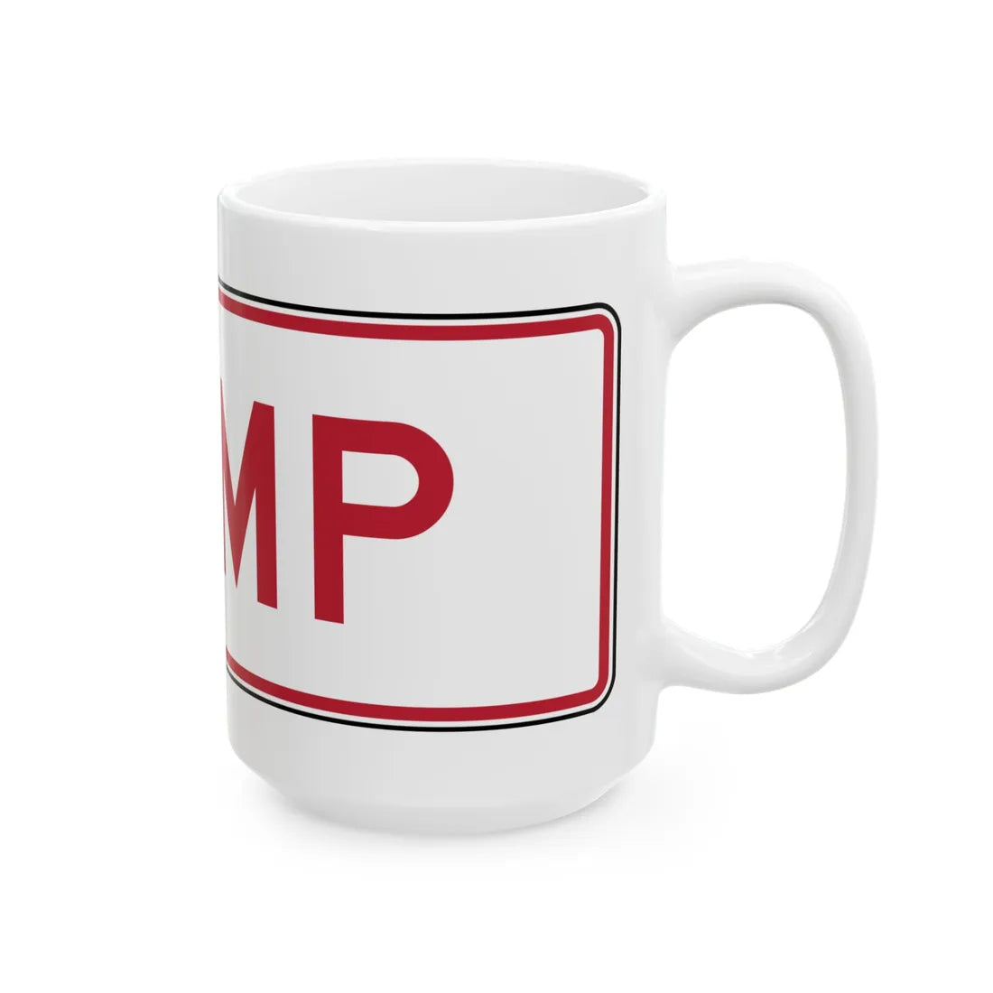 MUTCD-TX R5-1TP (Texas) (Road Sign) White Coffee Mug - Go Mug Yourself