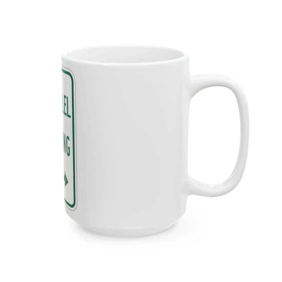 MUTCD-TX R7-11T (Texas) (Road Sign) White Coffee Mug - Go Mug Yourself