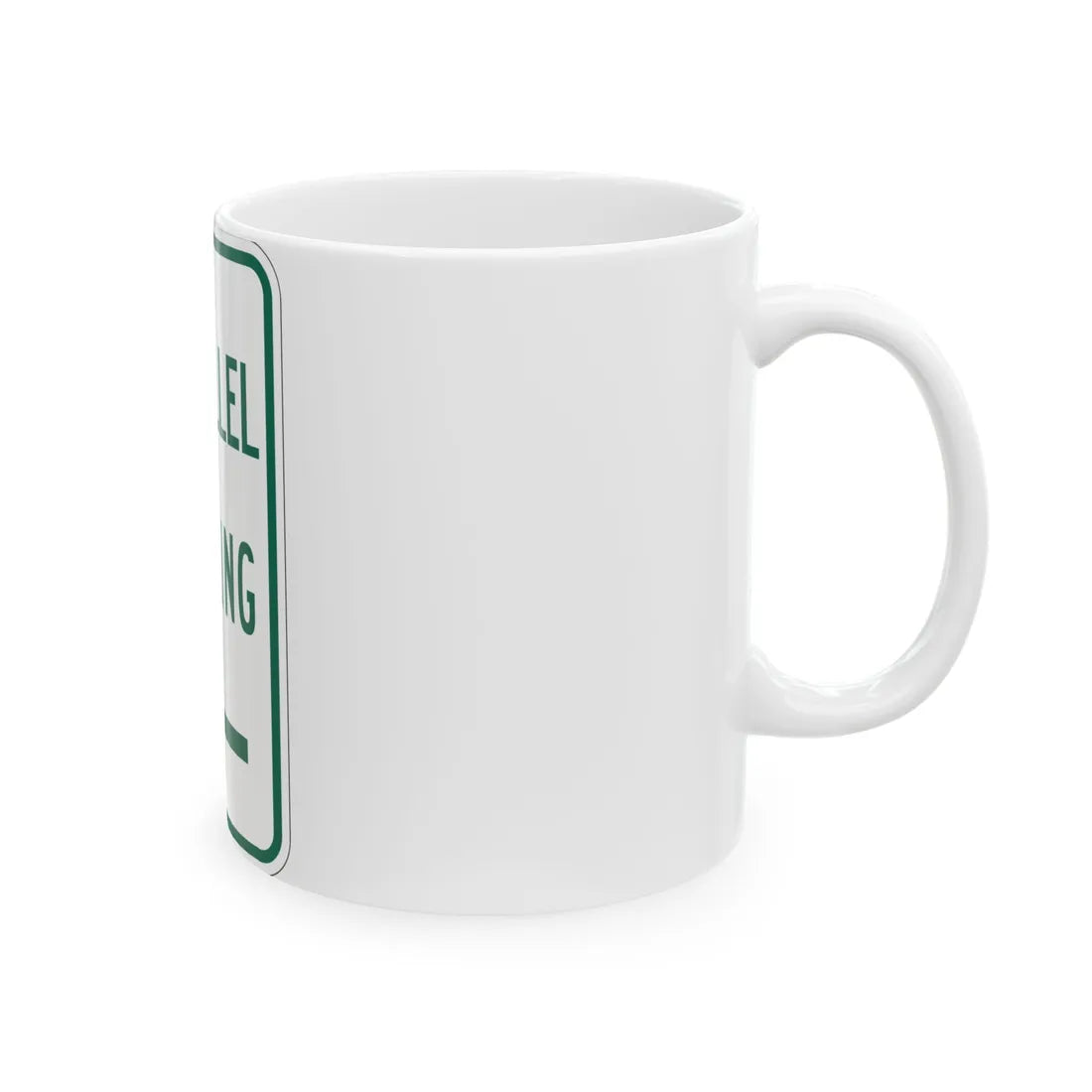 MUTCD-TX R7-11TL (Texas) (Road Sign) White Coffee Mug - Go Mug Yourself