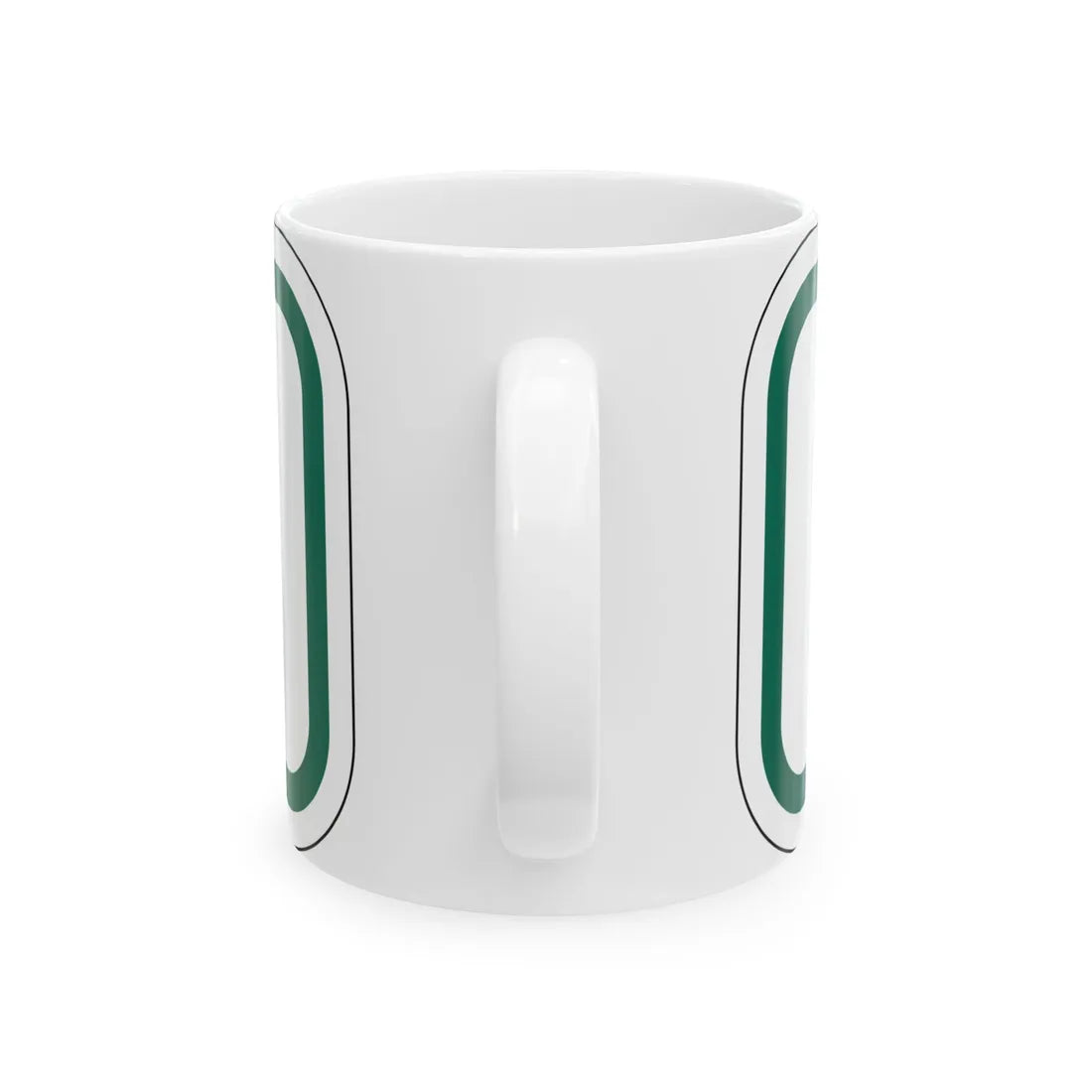 MUTCD-TX R7-202aTP GRN (Texas) (Road Sign) White Coffee Mug - Go Mug Yourself