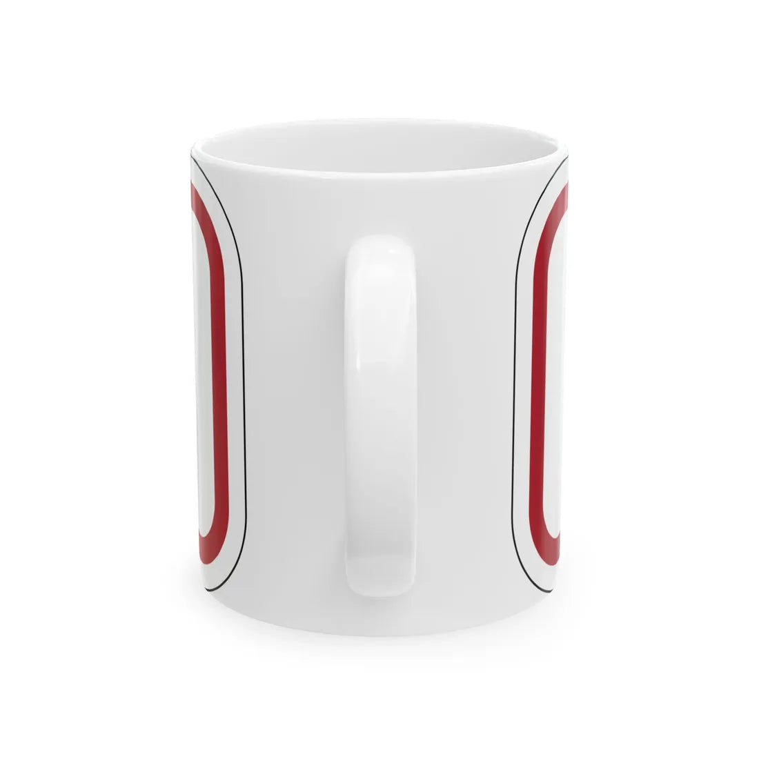 MUTCD-TX R7-202bTP RED (Texas) (Road Sign) White Coffee Mug - Go Mug Yourself