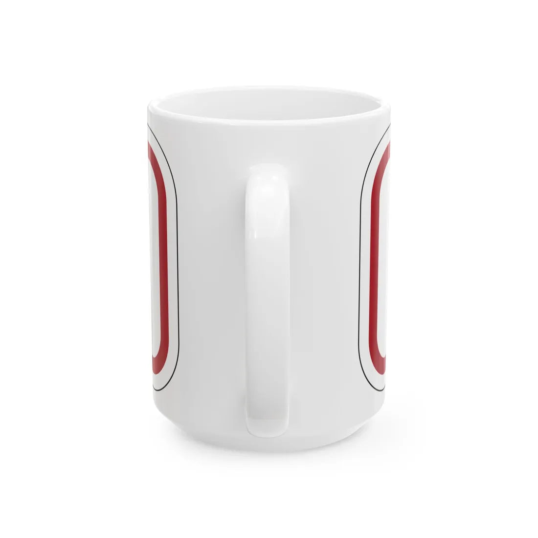 MUTCD-TX R7-202bTP RED (Texas) (Road Sign) White Coffee Mug - Go Mug Yourself