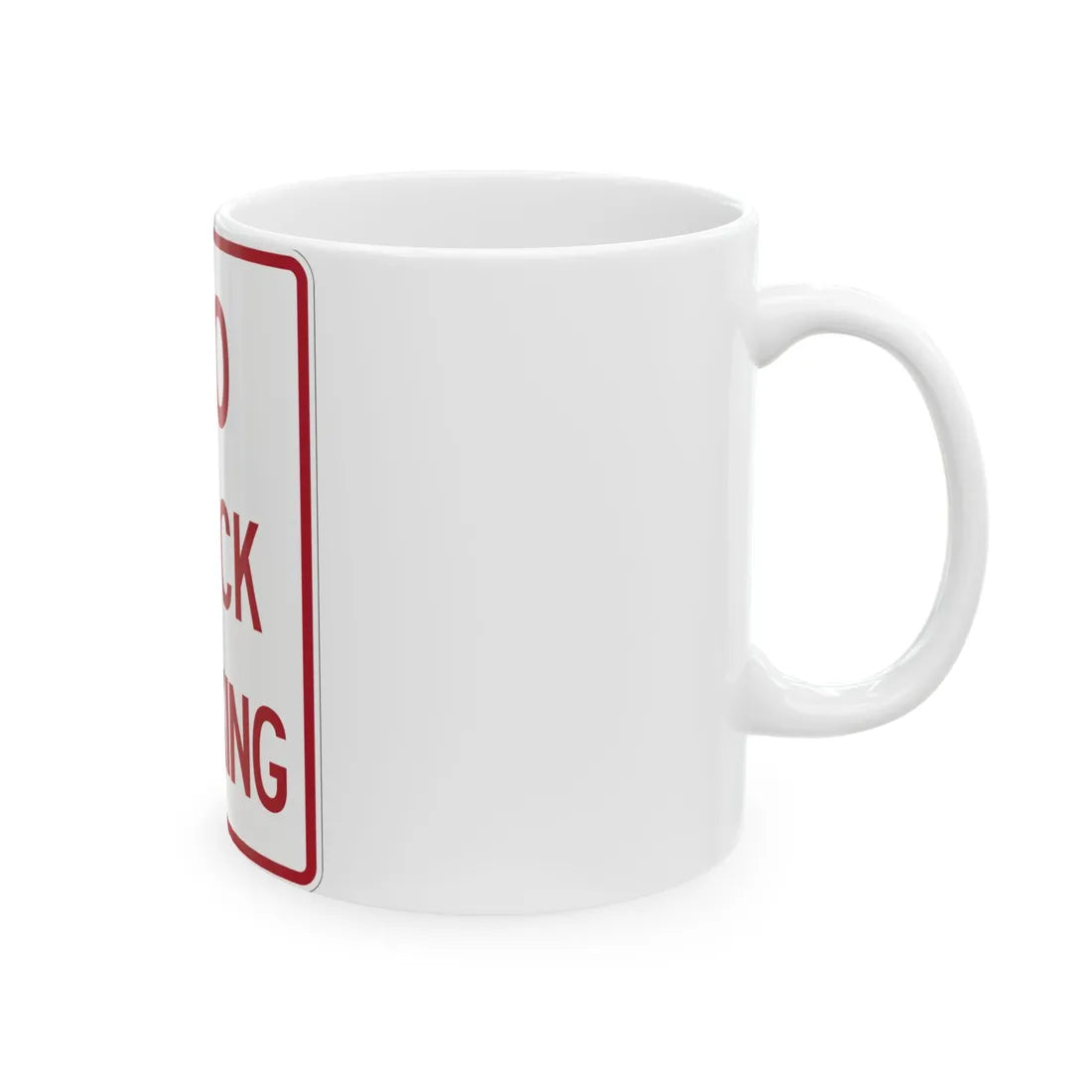 MUTCD-TX R8-3kT (Texas) (Road Sign) White Coffee Mug - Go Mug Yourself
