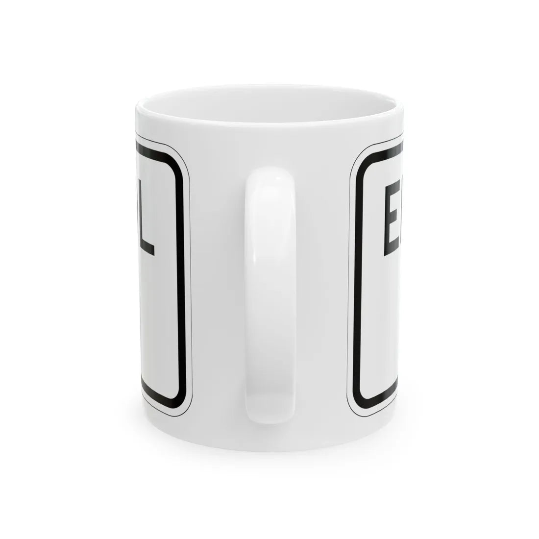 MUTCD-TX S5-2aTP (Texas) (Road Sign) White Coffee Mug - Go Mug Yourself