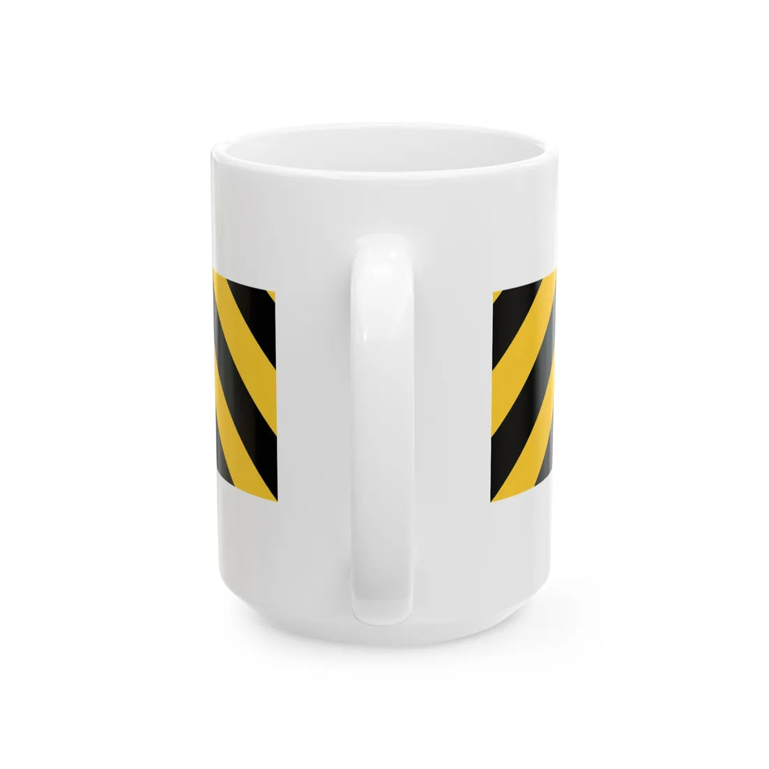 MUTCD-TX W1-9T-L (Texas) (Road Sign) White Coffee Mug - Go Mug Yourself