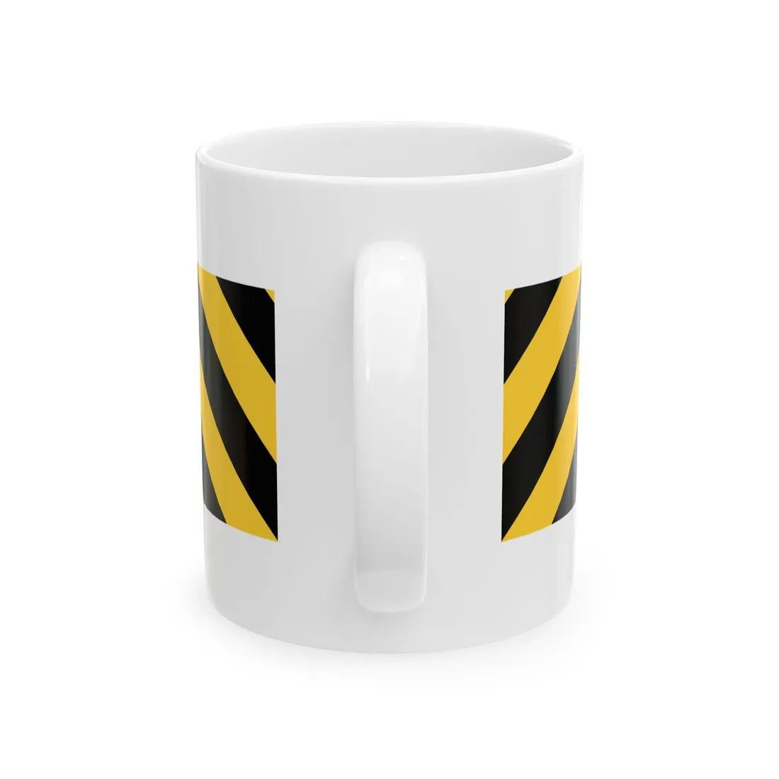 MUTCD-TX W1-9T-R (Texas) (Road Sign) White Coffee Mug - Go Mug Yourself