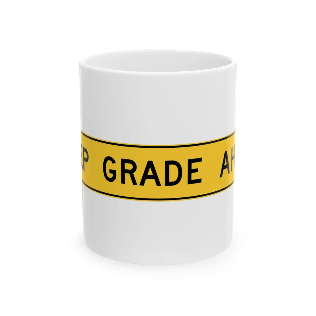 MUTCD-VA W7-VP1 (Virginia) (Road Sign) White Coffee Mug 11oz - Go Mug Yourself