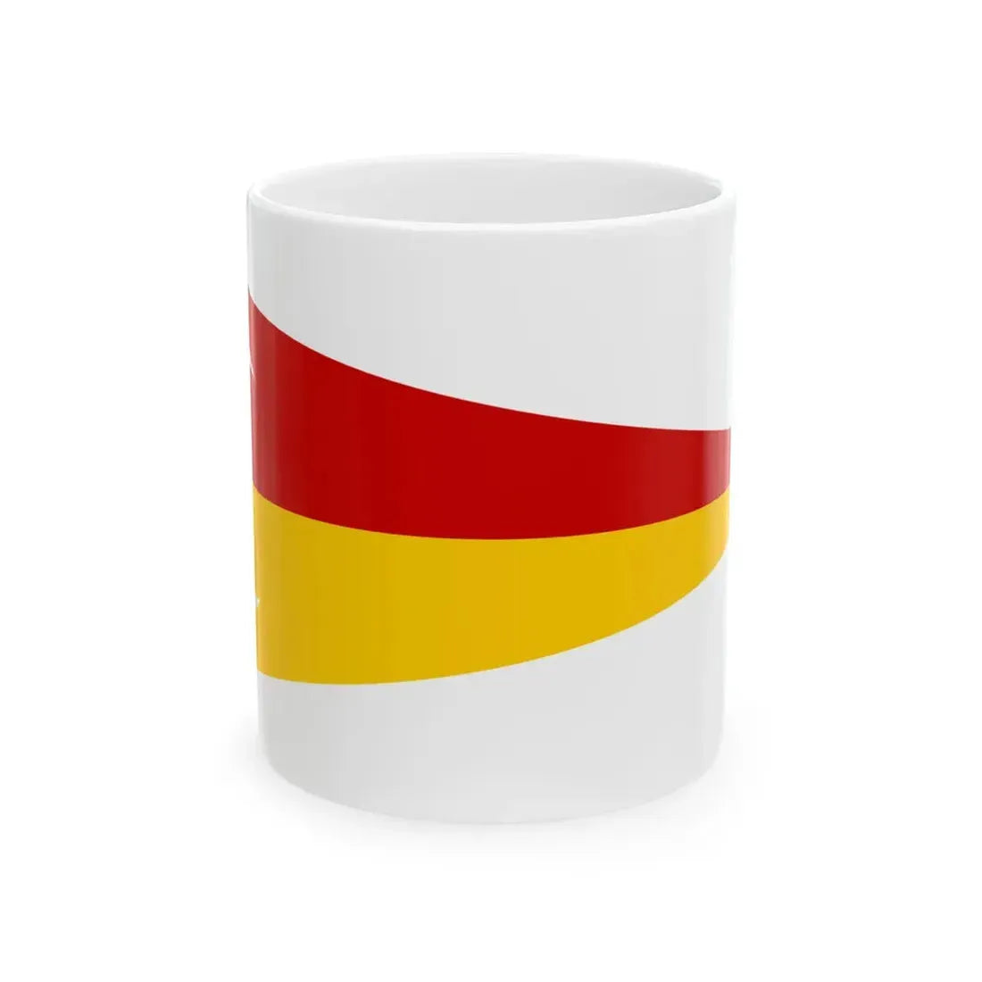 Muzzaffar Mogadishu area flag according to 1576 Portuguese map (Mali) White Coffee Mug 11oz - Go Mug Yourself