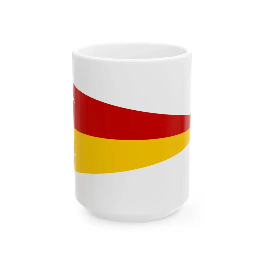 Muzzaffar Mogadishu area flag according to 1576 Portuguese map (Mali) White Coffee Mug 15oz - Go Mug Yourself