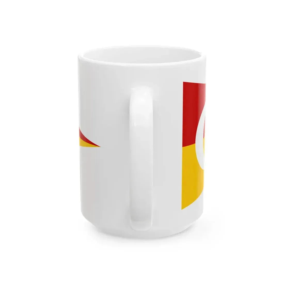 Muzzaffar Mogadishu area flag according to 1576 Portuguese map (Mali) White Coffee Mug - Go Mug Yourself