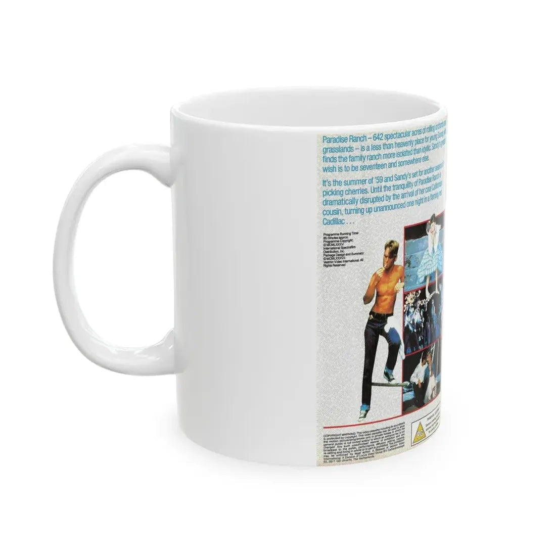 MY AMERICAN COUSIN (VHS COVER) - White Coffee Mug - Go Mug Yourself