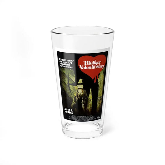 MY BLOODY VALENTINE (GERMAN) 1981 Movie Poster - Pint Glass 16oz 16oz - Go Mug Yourself