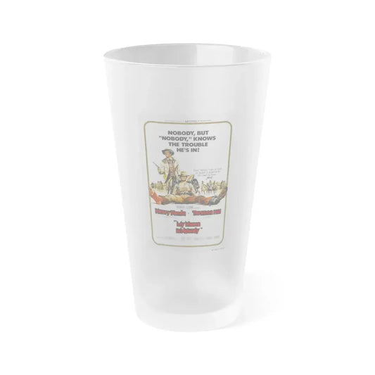 MY NAME IS NOBODY 1973 Movie Poster - Frosted Pint Glass 16oz 16oz Frosted - Go Mug Yourself