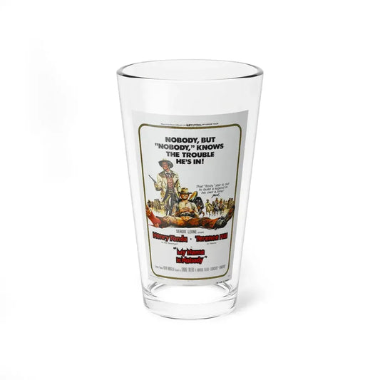 MY NAME IS NOBODY 1973 Movie Poster - Pint Glass 16oz 16oz - Go Mug Yourself