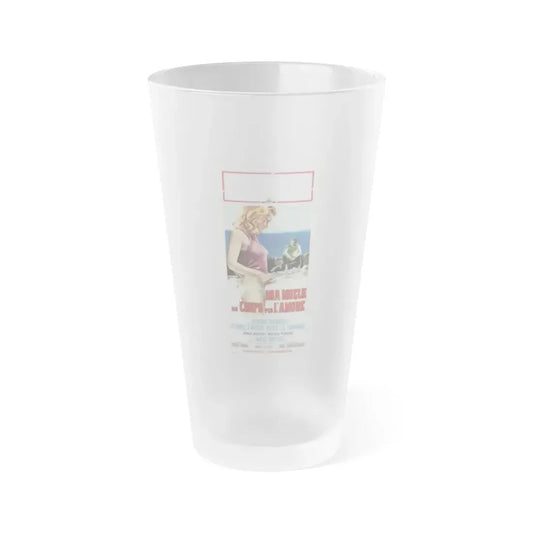 MY WIFE HAS A BODY TO DIE FOR 1973 Movie Poster - Frosted Pint Glass 16oz 16oz Frosted - Go Mug Yourself