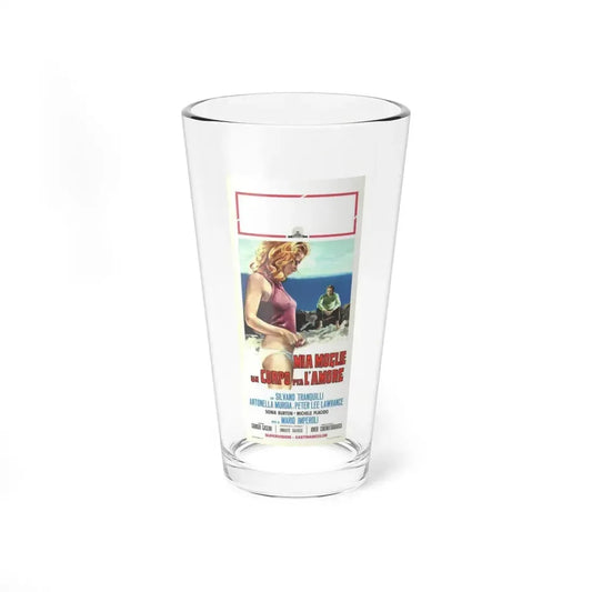 MY WIFE HAS A BODY TO DIE FOR 1973 Movie Poster - Pint Glass 16oz 16oz - Go Mug Yourself
