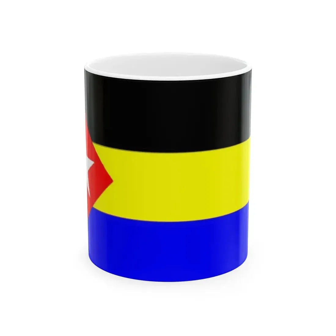 Myanmar National Liberation Army Flag (Myanmar) White Coffee Mug 11oz - Go Mug Yourself