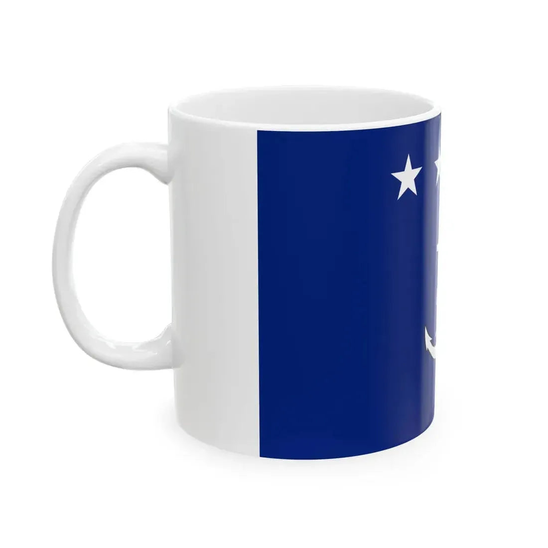 Myanmar Navy Admiral Flag (Myanmar) White Coffee Mug - Go Mug Yourself