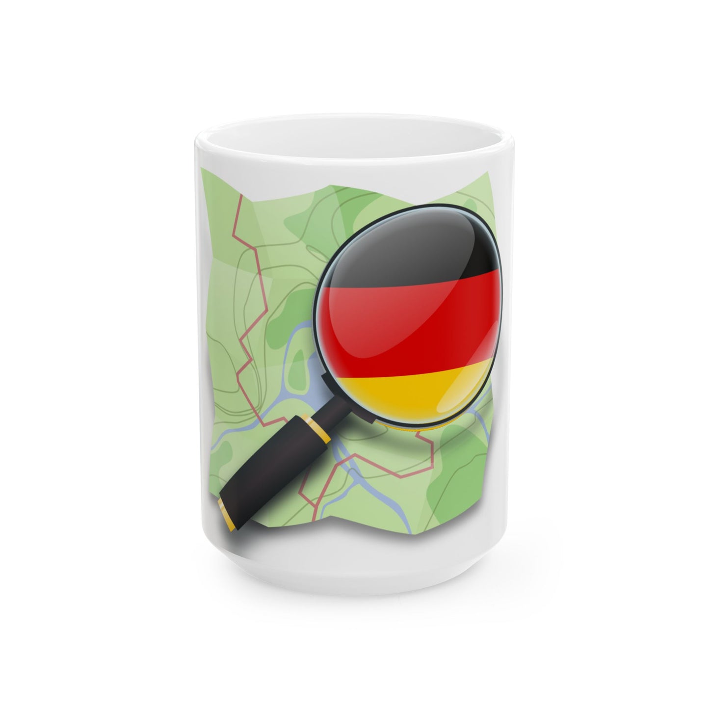 Mychosm Germany (Germany) White Coffee Mug-15oz-Go Mug Yourself