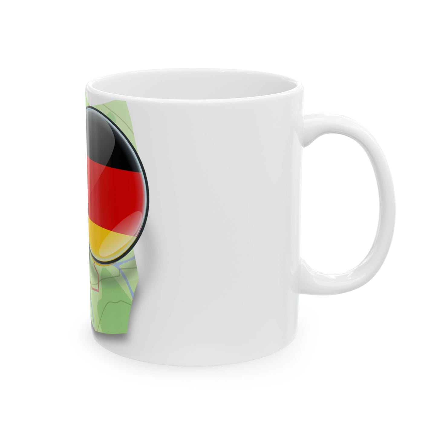 Mychosm Germany (Germany) White Coffee Mug-Go Mug Yourself