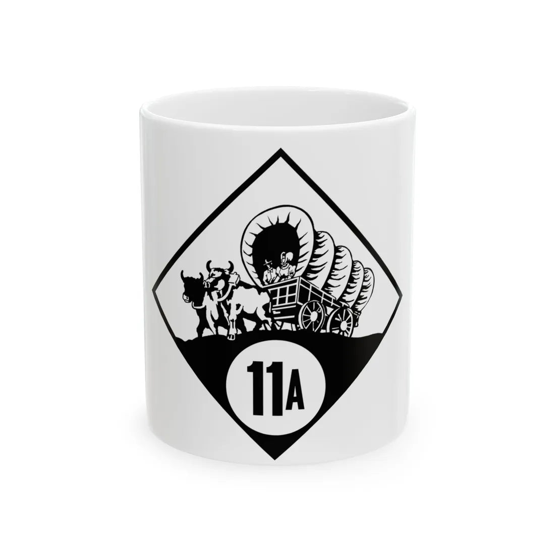 N-11A 1926 (Nebraska) (Road Sign) White Coffee Mug 11oz - Go Mug Yourself