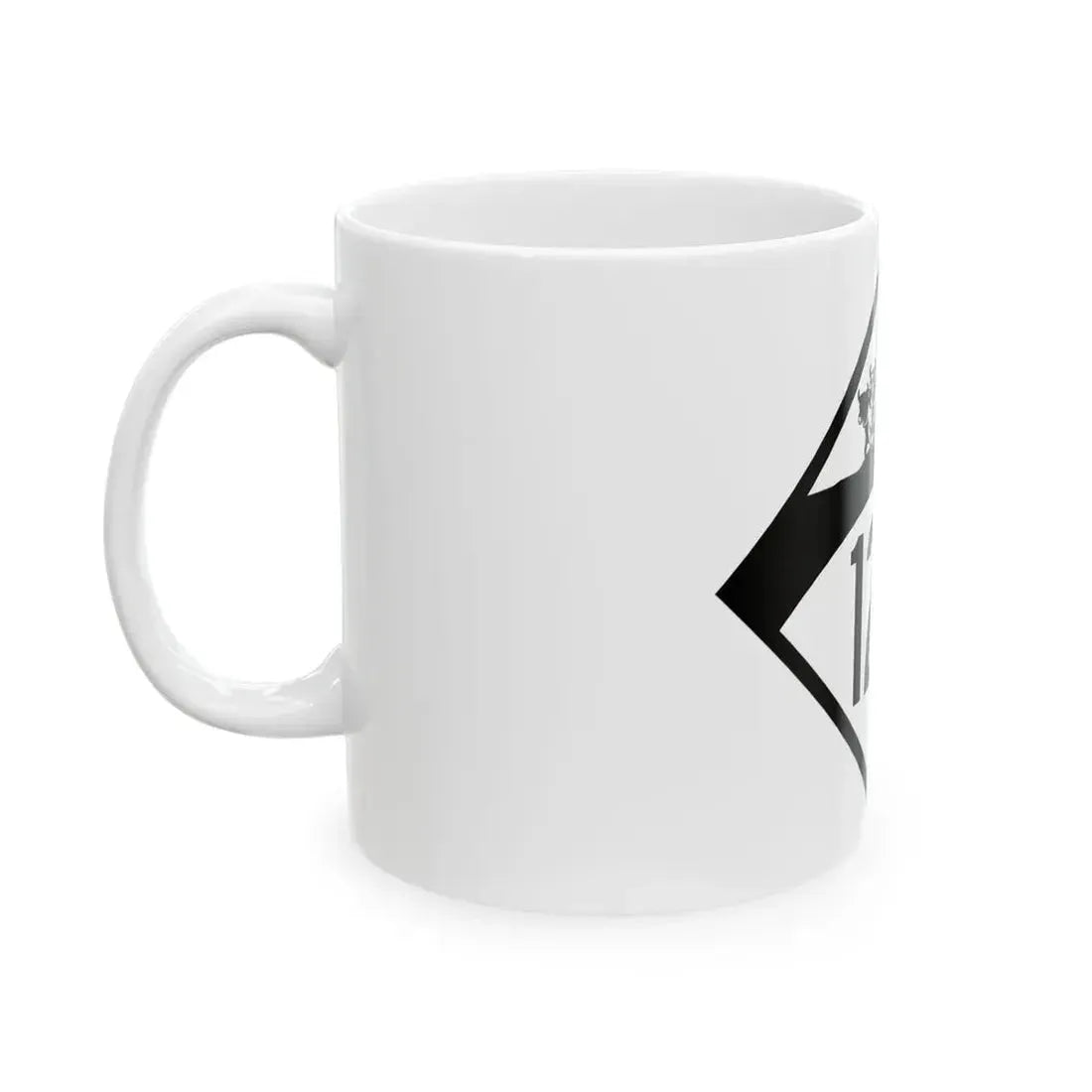 N-1281 1950 (Nebraska) (Road Sign) White Coffee Mug - Go Mug Yourself