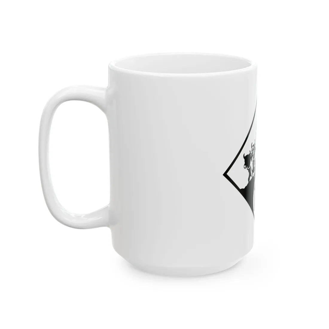 N-13E 1926 (Nebraska) (Road Sign) White Coffee Mug - Go Mug Yourself