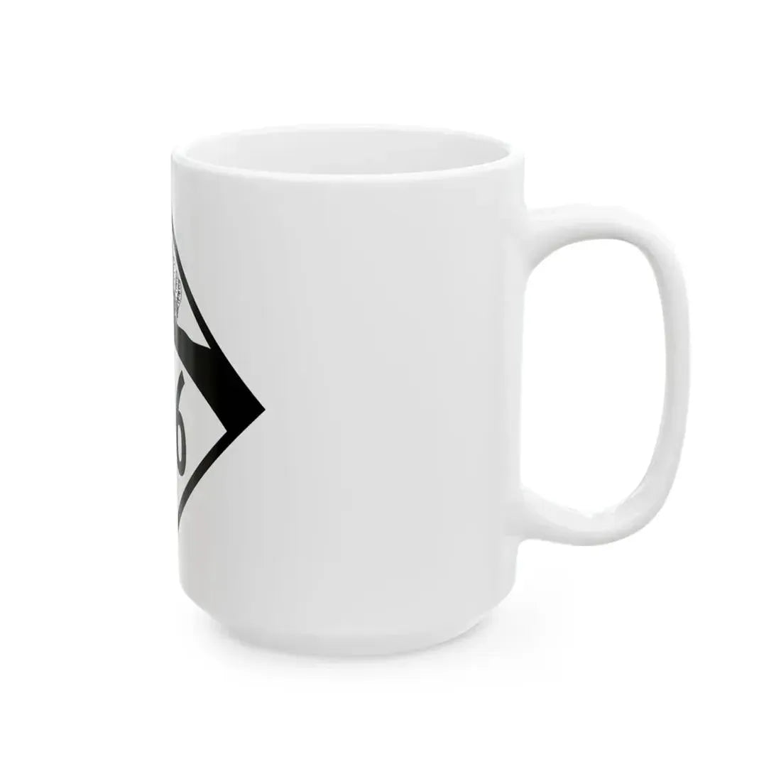 N-306 1950 (Nebraska) (Road Sign) White Coffee Mug - Go Mug Yourself