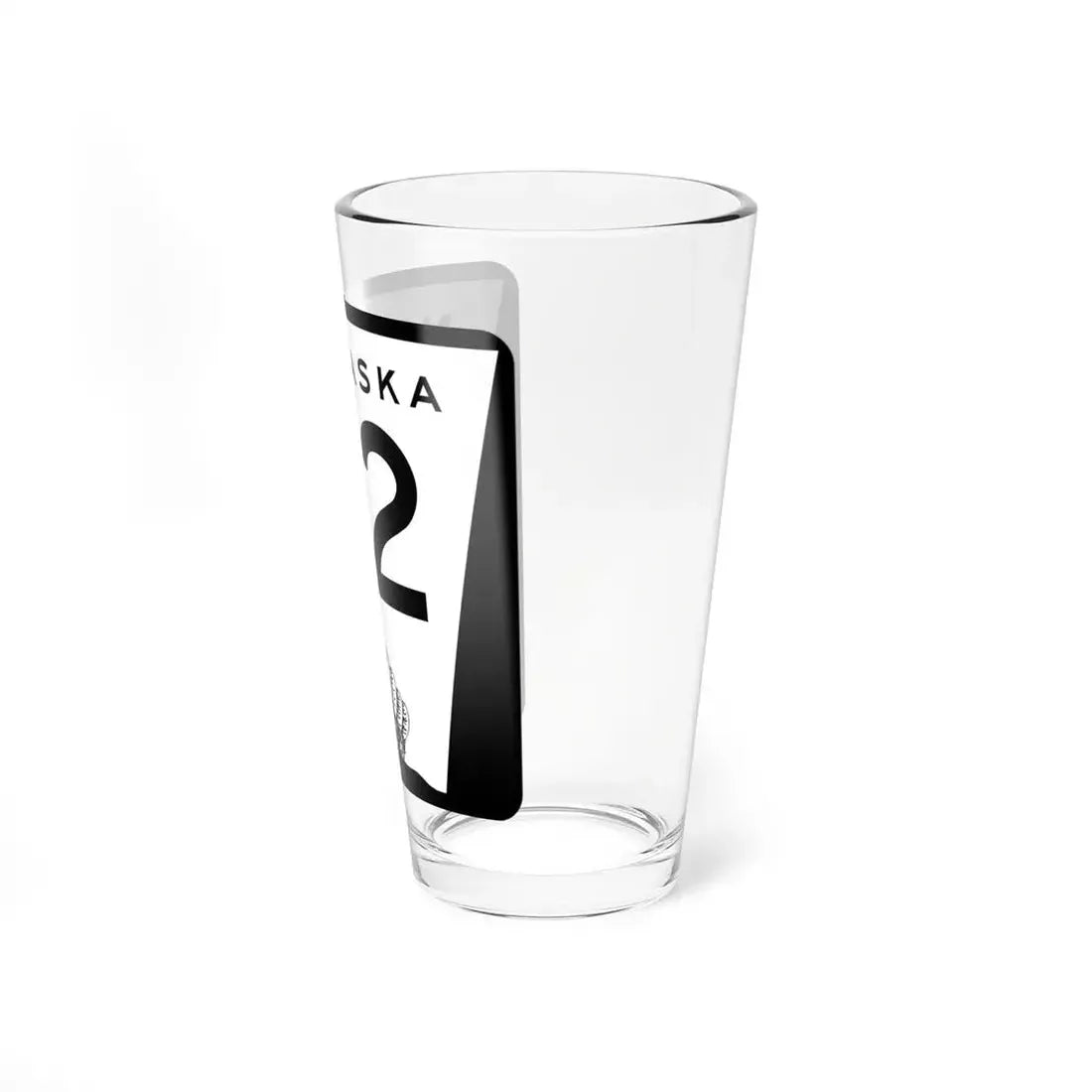 N-32 (Nebraska) (Road Sign) Pint Glss 16oz - Go Mug Yourself