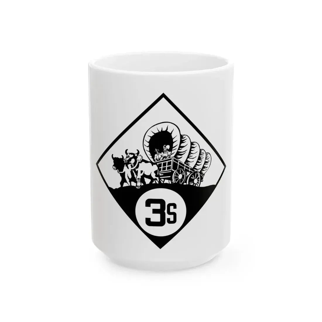 N-3S 1926 (Nebraska) (Road Sign) White Coffee Mug 15oz - Go Mug Yourself