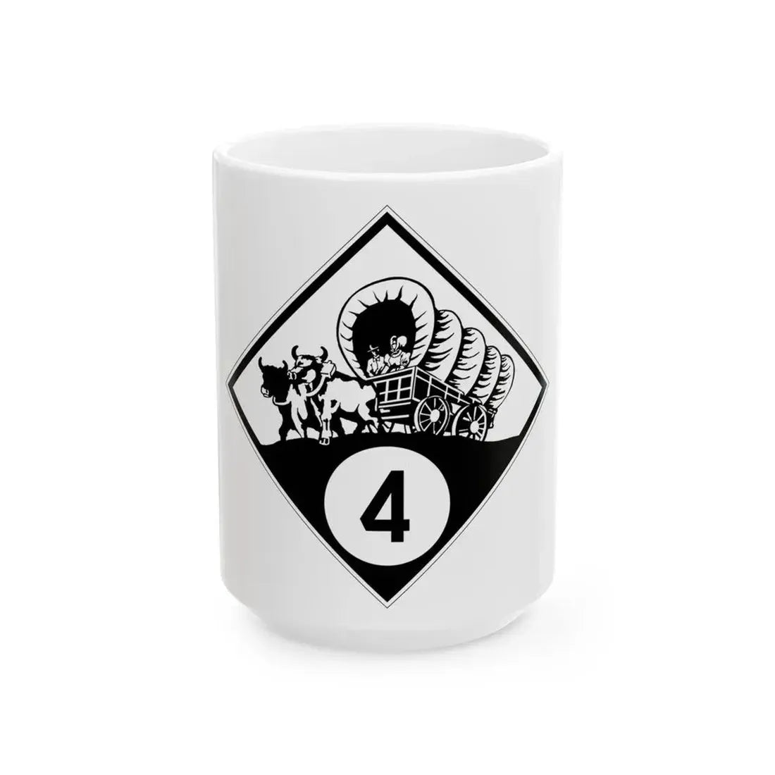 N-4 1926 (Nebraska) (Road Sign) White Coffee Mug 15oz - Go Mug Yourself