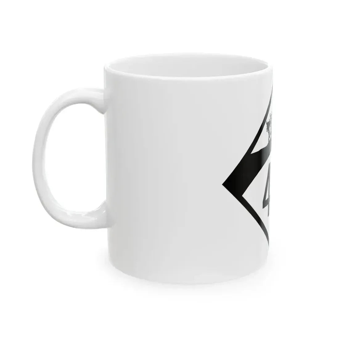 N-434 1950 (Nebraska) (Road Sign) White Coffee Mug - Go Mug Yourself