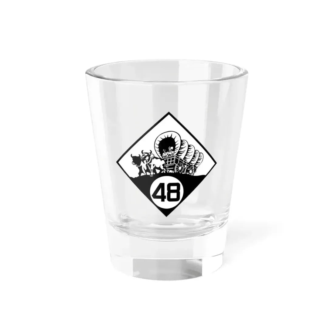 N-48 1926 (Nebraska) (Road Sign) Shot Glass 1.5oz 1.5oz - Go Mug Yourself