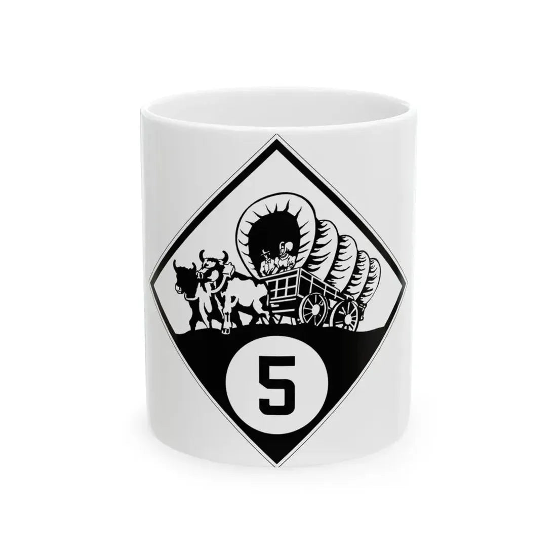 N-5 1926 (Nebraska) (Road Sign) White Coffee Mug 11oz - Go Mug Yourself