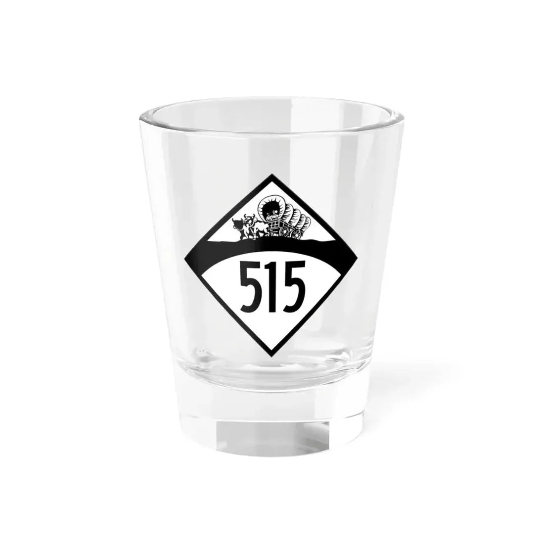 N-515 1950 (Nebraska) (Road Sign) Shot Glass 1.5oz 1.5oz - Go Mug Yourself