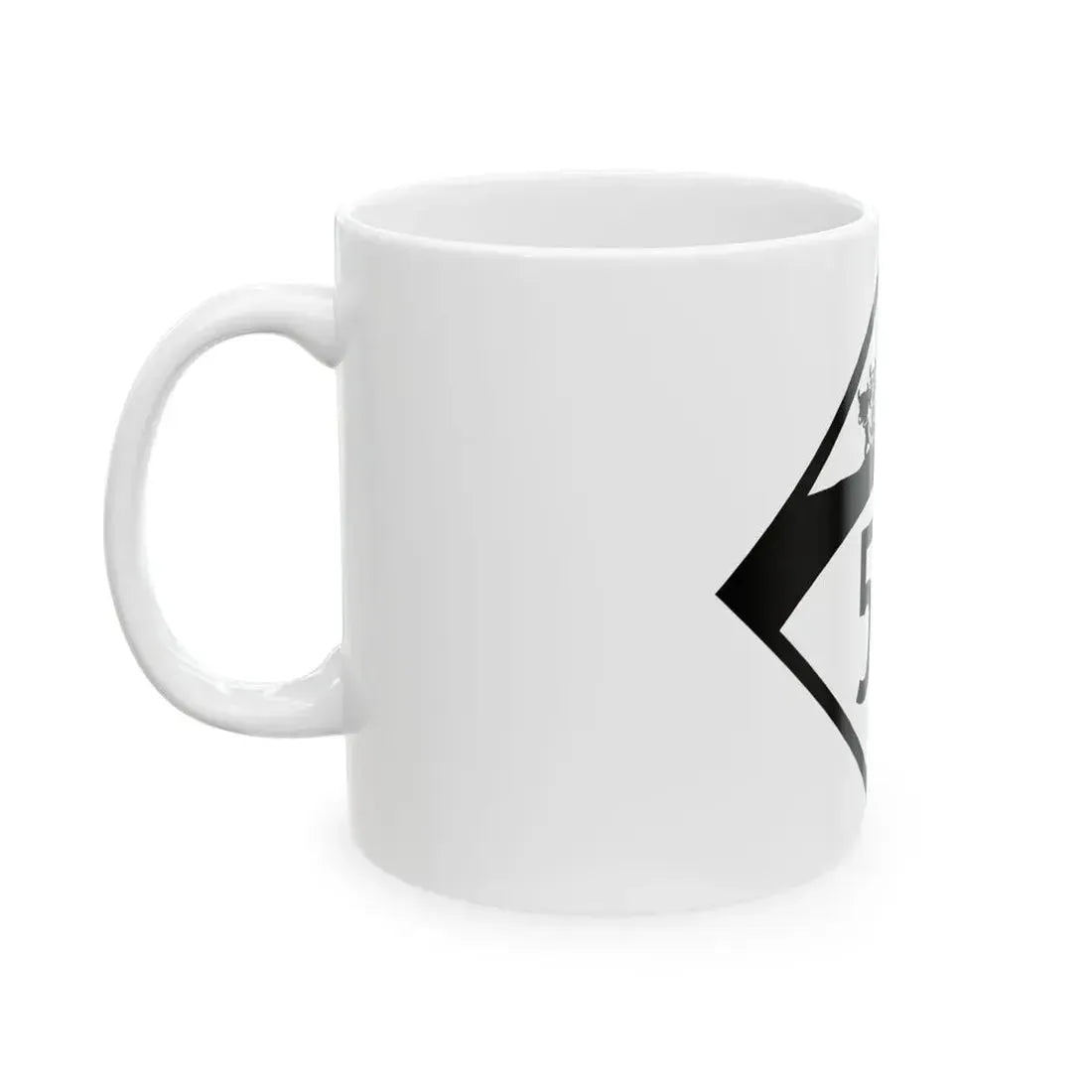 N-515 1950 (Nebraska) (Road Sign) White Coffee Mug - Go Mug Yourself