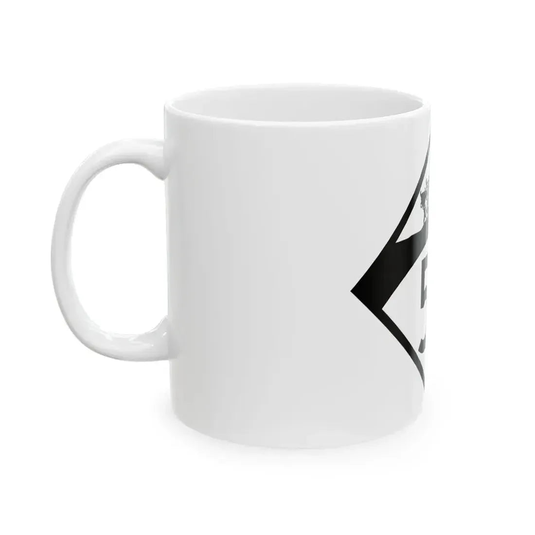 N-53 1950 (Nebraska) (Road Sign) White Coffee Mug - Go Mug Yourself