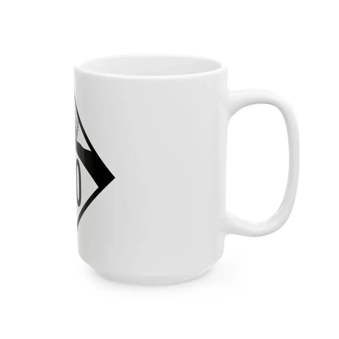N-550 1950 (Nebraska) (Road Sign) White Coffee Mug - Go Mug Yourself
