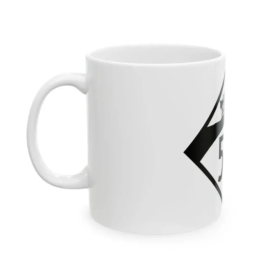 N-577 1950 (Nebraska) (Road Sign) White Coffee Mug - Go Mug Yourself