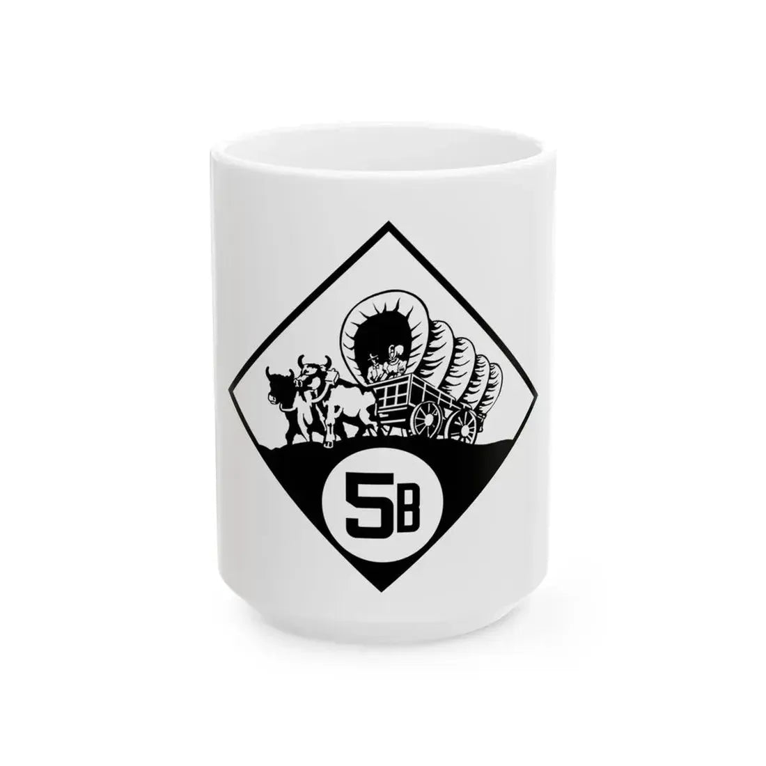 N-5B 1926 (Nebraska) (Road Sign) White Coffee Mug 15oz - Go Mug Yourself